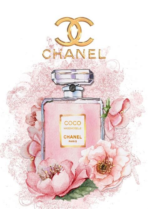 coco chanel perfume wall art|coco chanel drawings.